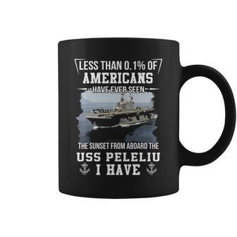 Uss Peleliu Lha 5 Sunset Coffee Mug - Monsterry