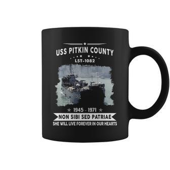 Uss Pitkin County Lst Coffee Mug - Monsterry CA