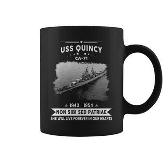 Uss Quincy Ca Coffee Mug - Monsterry CA
