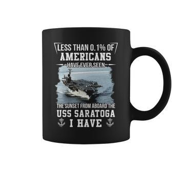 Uss Saratoga Cv 60 Cva 60 Sunset Coffee Mug - Monsterry AU