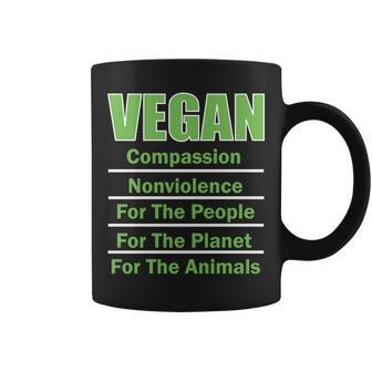 Vegan Message Graphic Design Printed Casual Daily Basic Coffee Mug