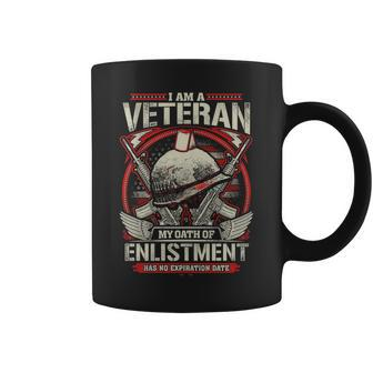 Veteran Oath Of Enlistment Gift T Coffee Mug - Thegiftio UK
