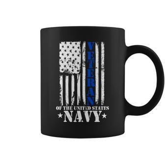 Veteran Of The United States Navy Flag Coffee Mug - Monsterry CA