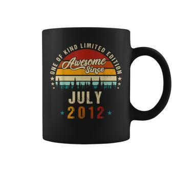 Vintage 10Th Birthday Awesome Since July 2012 Epic Legend Coffee Mug - Seseable