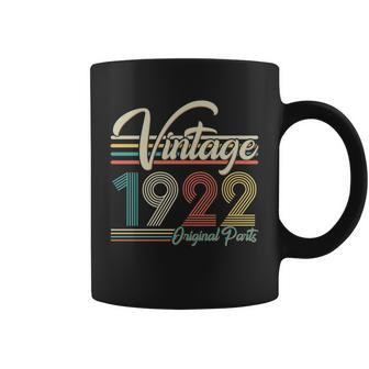 Vintage 1922 Original Parts 100Th Birthday Graphic Design Printed Casual Daily Basic V3 Coffee Mug - Thegiftio UK