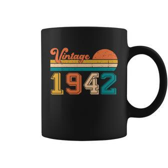 Vintage 1942 Retro Funny 80Th Birthday Gift Coffee Mug - Monsterry