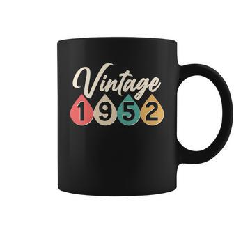 Vintage 1952 70Th Birthday Retro Teardrop Design Graphic Design Printed Casual Daily Basic Coffee Mug - Thegiftio UK