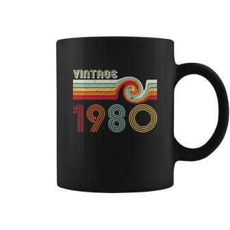 Vintage 1980 Retro Birthday Gift Graphic Design Printed Casual Daily Basic Coffee Mug - Thegiftio UK