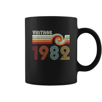 Vintage 1982 Retro Birthday Gift Graphic Design Printed Casual Daily Basic Coffee Mug - Thegiftio UK
