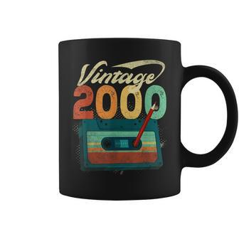 Vintage 2000 Retro Cassette Tape 22Nd Birthday 22 Years Old Coffee Mug - Thegiftio UK