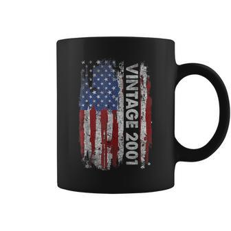 Vintage 2001 Usa American Flag 21 Years Old 21St Birthday Coffee Mug - Thegiftio UK