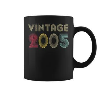Vintage 2005 Made In 2005 17Th Birthday Gift 17 Year Old Coffee Mug - Thegiftio UK