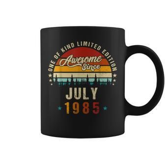 Vintage 37Th Birthday Awesome Since July 1985 Epic Legend Coffee Mug - Seseable