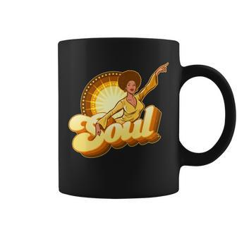 Vintage Afro Soul Retro 70S Tshirt Coffee Mug - Monsterry CA