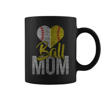 Vintage Baseball Mom Coffee Mug - Monsterry