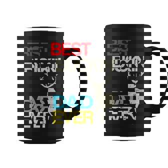 Vintage Best Buckin Dad Hunting Graphic Design Printed Casual Daily Basic Coffee Mug - Thegiftio