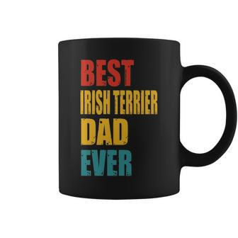 Vintage Best Irish Terrier Dad Ever Coffee Mug - Thegiftio UK