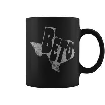 Vintage Beto Texas State Logo Coffee Mug - Monsterry