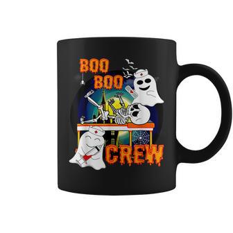 Vintage Boo Boo Crew Funny Ghost Nurse Halloween Costume Coffee Mug - Thegiftio UK