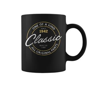 Vintage Born In 1942 Classic 80Th Birthday Living Legend Coffee Mug - Thegiftio UK
