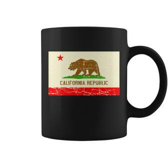 Vintage California Republic Flag Coffee Mug - Monsterry