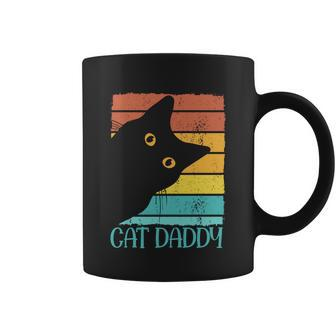 Vintage Cat Daddy Funny Cat Lover Gift Cat Dad Fathers Coffee Mug - Monsterry AU