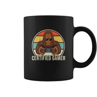 Vintage Certified Gamer Funny Retro Video Game Coffee Mug - Monsterry CA