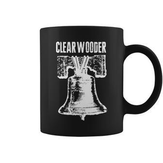 Vintage Clearwooder Bell Clearwater Philly Baseball Graphic Design Printed Casual Daily Basic Coffee Mug - Thegiftio UK