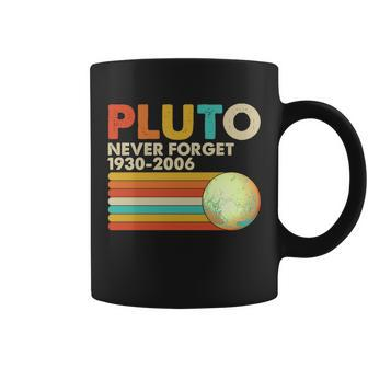 Vintage Colors Pluto Never Forget Coffee Mug - Monsterry UK