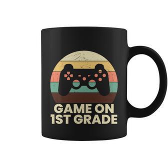 Vintage Game On 1St Grade Gamer Back To School First Day Of School Coffee Mug - Monsterry DE