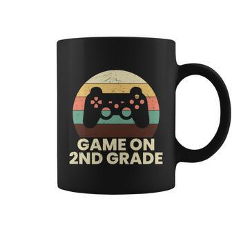 Vintage Game On 2Nd Grade Gamer Back To School First Day Of School Coffee Mug - Monsterry DE