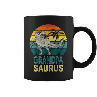 Vintage Grandpasaurus Dinosaur T Rex Matching Family Saurus Coffee Mug - Thegiftio UK