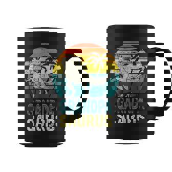 Vintage Grandpasaurus Dinosaur T Rex Matching Family Saurus Coffee Mug - Thegiftio