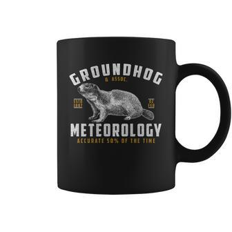 Vintage Groundhogs Day Meterology Estd Coffee Mug - Monsterry AU