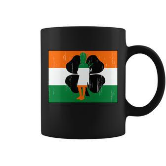 Vintage Irish Flag Of Ireland Graphic Design Printed Casual Daily Basic Coffee Mug - Thegiftio UK