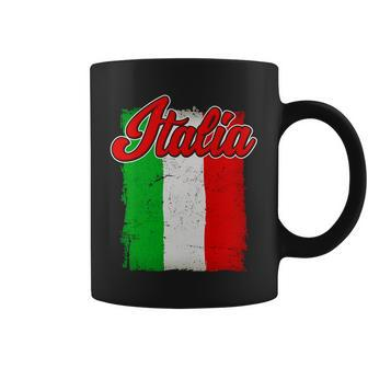 Vintage Italia Flag Graphic Design Printed Casual Daily Basic Coffee Mug - Thegiftio UK