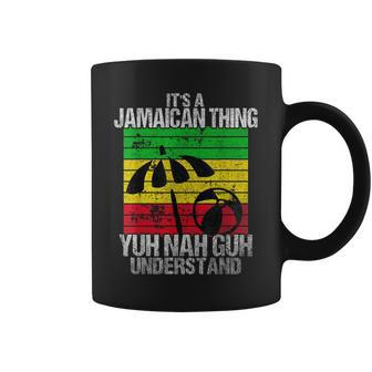 Vintage Jamaica Thing Men Women Funny Jamaican Pride Flag Coffee Mug - Thegiftio UK