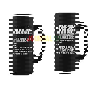 Vintage Journalist Veteran Journalist Gift Graphic Design Printed Casual Daily Basic Coffee Mug - Thegiftio