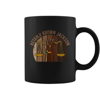 Vintage Judge Ketanji Brown Jackson Female Lawyer Equality Coffee Mug - Monsterry DE
