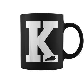 Vintage Letter K Kentucky Blue Coffee Mug - Thegiftio UK