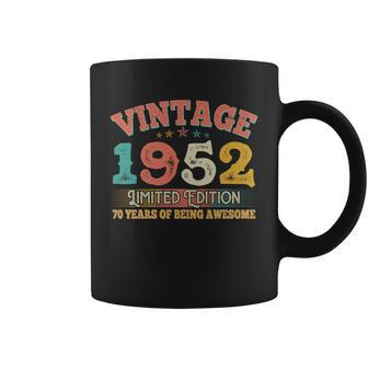 Vintage Limited Edition 1952 70 Years Of Being Awesome Birthday Graphic Design Printed Casual Daily Basic Coffee Mug