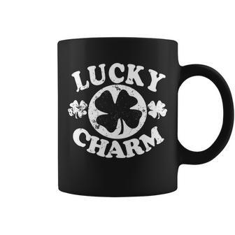 Vintage Lucky Charm Irish Clover Coffee Mug - Monsterry
