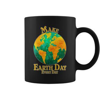 Vintage Make Earth Day Every Day V2 Coffee Mug - Monsterry DE