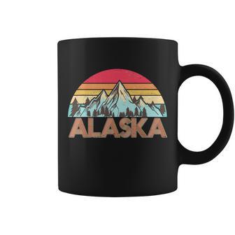 Vintage Mountains Of Alaska Tshirt Coffee Mug - Monsterry