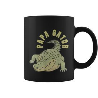 Vintage Papa Gator Alligators Father Graphic Design Printed Casual Daily Basic Coffee Mug - Thegiftio UK