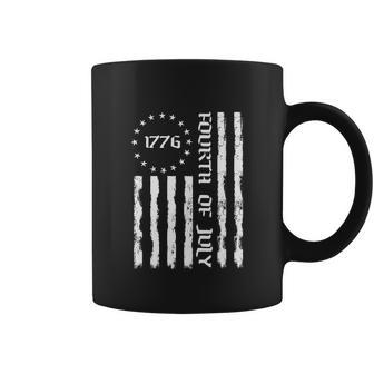Vintage Patriotic Flag Funny Fourth Of July 4Th Of July Coffee Mug - Monsterry DE