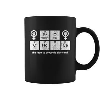 Vintage Pro Choice The Right To Choose Is Elemental V2 Coffee Mug - Monsterry