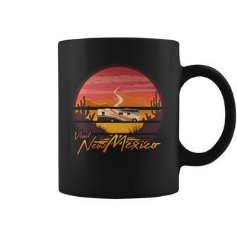 Vintage Retro Travel Visit New Mexico Coffee Mug - Monsterry AU