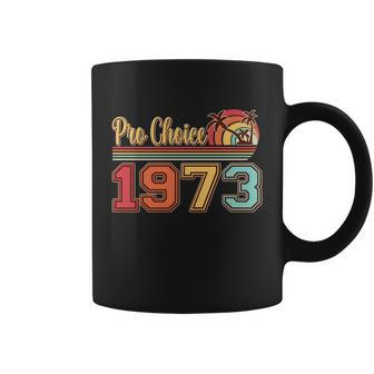 Vintage Retro Tropical Pro Choice Coffee Mug - Monsterry
