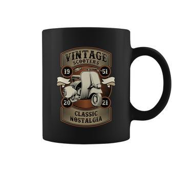 Vintage Scooters Graphic Design Printed Casual Daily Basic Coffee Mug - Thegiftio UK